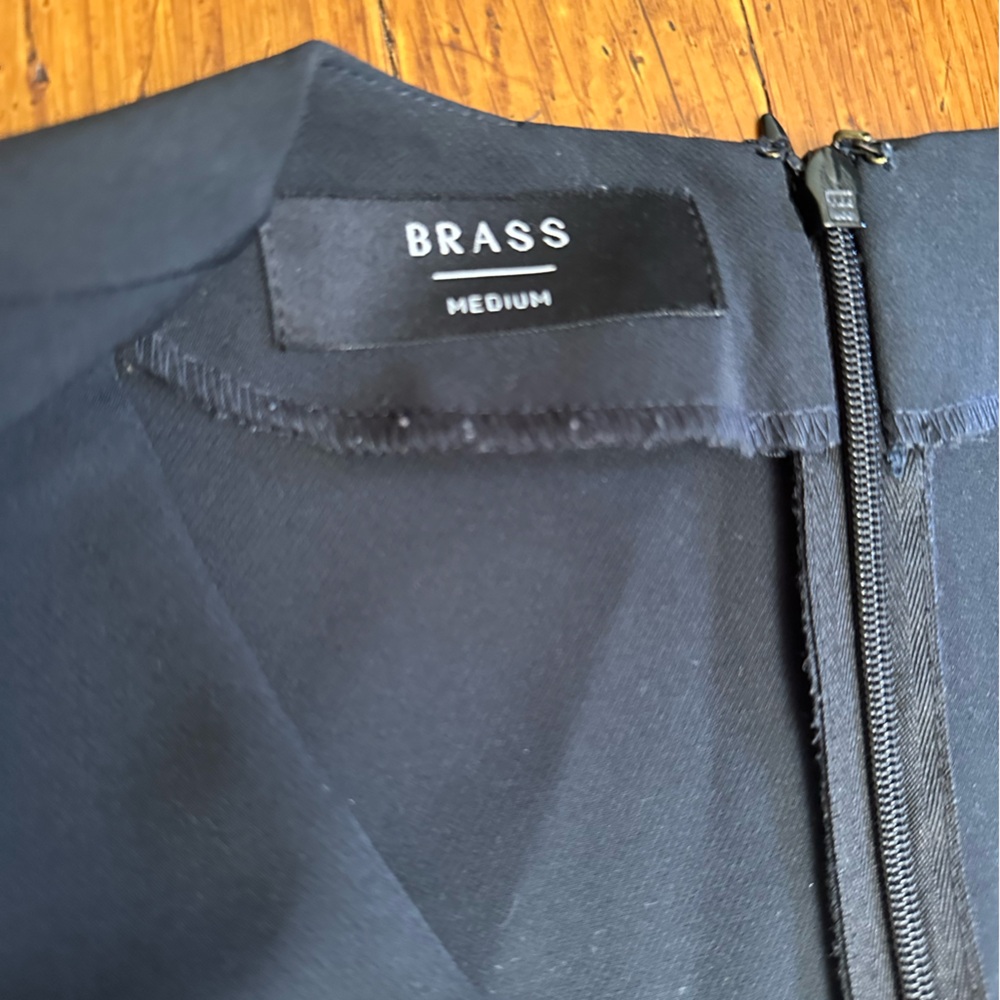 BRASS essentials dress navy - Picture 3 of 5